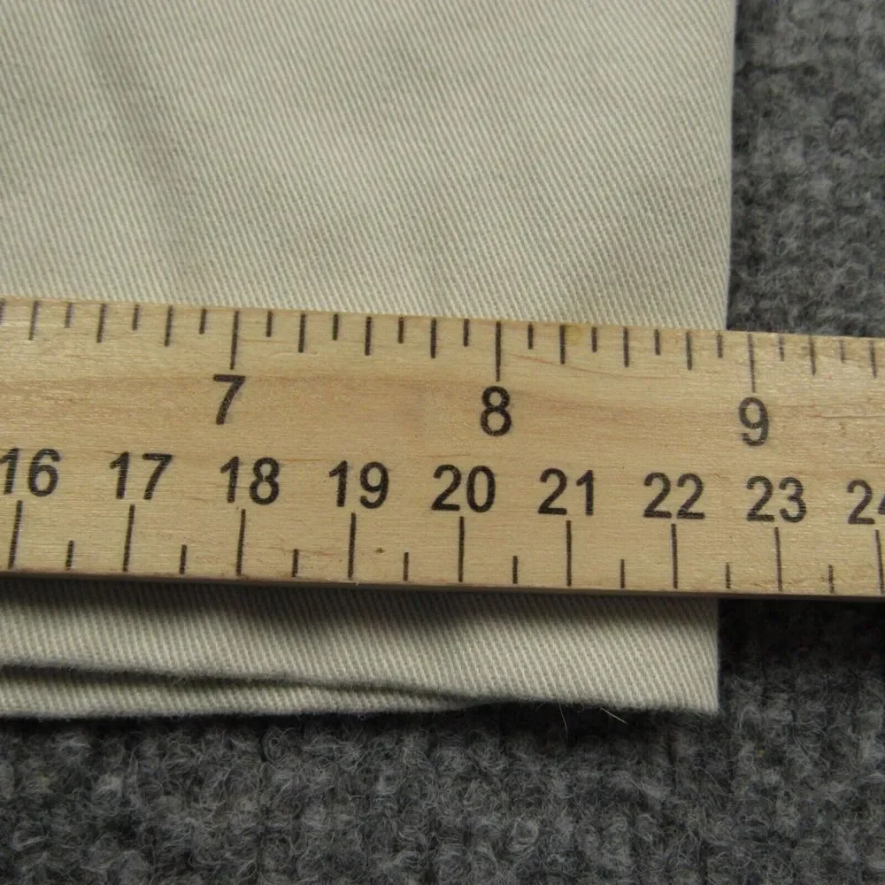 Polo Ralph Lauren Pant Men 36x27 Philip Flat Front Beige Chino Straight Academia